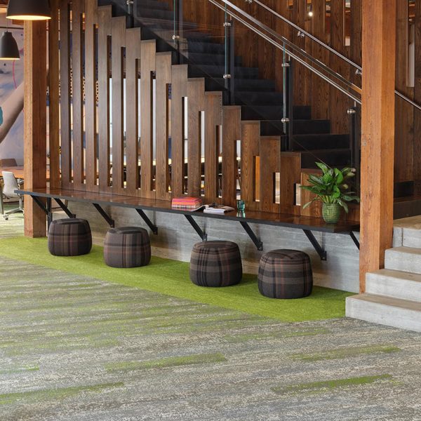 Alfombra modular Living Systems - Shaw Contract - La europea